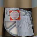 Elk and Friends Stainless Steel Divided Plates with Silicone Sleeve for Babies & Toddlers | Lids Included | Stay Put Suction | Dinner & Snack Plates | 4 Pack (Sage/Misty Blue/Navy/Gray)