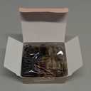 8 PCS Medium Hair Clips for Women Girls - 2 Styles Rectangle and Double Row Teeth Small Claw Clips for Thin Thick Hair, Strong Hold Jaw Clips Stylish Leopard Print Hair Accessories, Tortoise