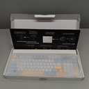 Wireless Keyboard Creamy Membrane with Rainbow Backlight,3-Mode Connectivity (BT/2.4G/USB-C) with LCD Screen & Multifunction Knob,200H Battery, 94 Key PBT Keycaps, Quiet Typing for Office/Home/Gaming