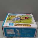 Train Set for Toddlers w/Steam, Music & Lights - First Choo Choo Train for Toddlers, Electric Train Set for Kids, Magnetic Train Toys, Christmas Birthday Gifts for Boys Girls