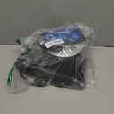 HG Power 6 Inch Exhaust Fan with Speed Controller, 308CFM Wall Exhaust Fanfor Kitchen, Bathroom, Metal Extractor Fan for Pet Room, Smoking Room, Attic, Garage, Window Ventilation (Black)