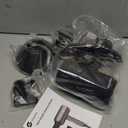 slopehill Professional Ionic Hair Dryer, Powerful 1800W Fast Drying Low Noise Blow Dryer with 2 Concentrator Nozzle 1 Diffuser Attachments for Home Salon Travel (Black)