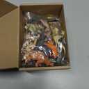 Yowlieu 14 Pcs Figures Toys Realistic Mini Dinosaurs Animal Figurines, Plastic Learning Educational Playset Animal Themed Party Supplies Cake Topper Ornaments for Easter Egg Birthday Christmas