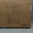 WINGYZ Toddler Tower - Anti-Tip Natural Wood Learning Stool Helper for Kids 18M-6Y, 150lb Capacity Kitchen Stool with 3-Height Adjustable Platform and Sliding Door Access, 20lb Portable Design, Wood