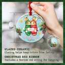 2 x CHOANG First Christmas Together 2025 Ornament - Wedding Gift for Cute Couple, Newlywed Keepsake for Him, Her - Bride and Groom,1st Anniversary Christmas Ornaments