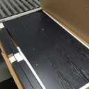 Furinno CLASSIC Coffee Table, Modern Rectangle Coffee Table with 1.8" Triple Thick Tabletop, Side Table, Toolless Assembly, for Living Room, Home Office, Black