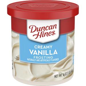 Duncan Hines Creamy Vanilla Flavored Frosting, Easter Baking, 16 oz.