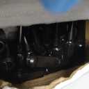 M14x1.5 Spike Lug Nuts - Black Set of 24 with 2 Socket Keys (19mm Hex, 4.4" Tall)