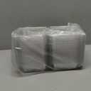 50 Pack Charcuterie Boxes with Clear Lids, Paper Disposable To Go Small Food Containers, 5 Inch Dessert Boxes for Sandwich, Cookie, Cake Slice, Strawberries (Pink)