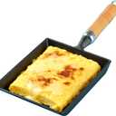 Cast Iron Tamagoyaki Pan, Healthy Japanese Omelette Pan & Square Egg Frying Pan with Wooden Handle, Gas & Induction Ready, Naturally Nonstick Surface