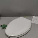 KOHLER 4636-RL-0 Cachet ReadyLatch Elongated Toilet Seat Slow Close, Soft Close Toilet Seat Quiet Lid, Contoured Grip-Tight Bumpers Installation Hardware, Apartment Essentials, White