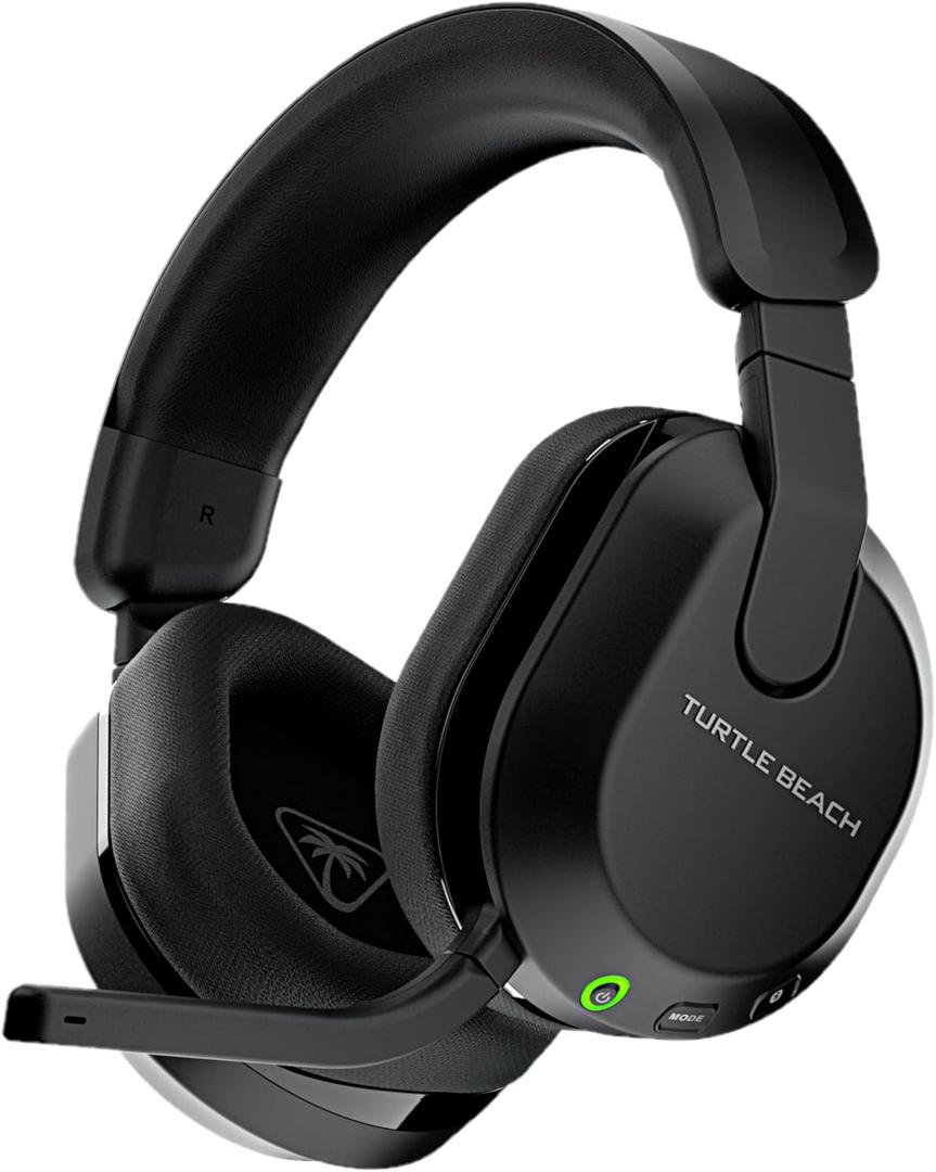 Turtle Beach Stealth 600 Wireless Multiplatform Amplified Gaming Headset for PS5, PS4, PC, & Mobile  Bluetooth, 80-Hr Battery, Noise-Cancelling Flip-to-Mute Mic, 50mm Speakers  Black