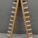 QWM Chunky Blankets Loom Knitting Looms Long Installation Free and Adjustable Foldable Portable Extra Loom Large (38inch)