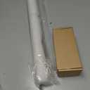 2 FT Heavy Duty White Metal Stairs Railing Indoor, Wall Mount Pipe Stair Handrail - Hand Rails for Indoor & Outdoor Steps, Banister Deck Porch Patio Railing, Wall Grab Bars for Seniors