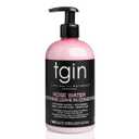 tgin Rose Water Smoothing Leave In Conditioner for Curly, Coily and Wavy Hair, with Acai Berries, Moisturizes and Detangles Dry, Brittle Hair, 13 oz