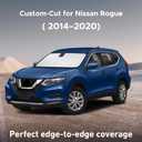 EcoNour Windshield Sunshade Compatible for Nissan Rogue (NOT for Rogue Sport) 2014-2018 2019 2020, Sun Visor for Front Window Sun Shade Cover, UV Heat Blocker & Protector, Car Accessories