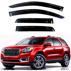 KPY Rain Guards Fit for 2007-2016 GMC Acadia, Out-Channel Window Visors Vent Wind Deflectors 4PC, Car Accessories for 2017-2020 GMC Acadia Limited, 2007-2010 Saturn Outlook