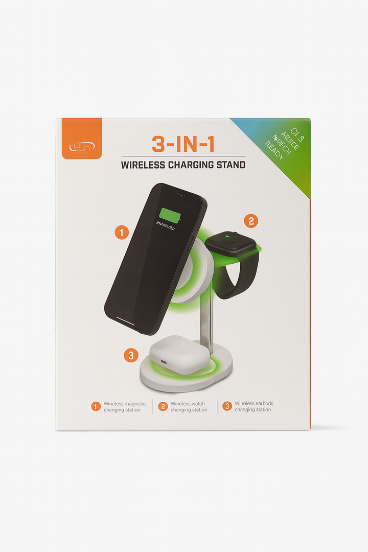 Wireless Charging Stand 3in1