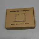 LED Vanity Lights For Mirror, Consciot Hollywood Style With 10 Dimmable Bulbs, Adjustable Color & Brightness, USB Cable, Stick on for Makeup Table Dressing Room Mirror (White)