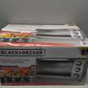 BLACK+DECKER TO1313SBD Toaster Oven, 15.47 Inch, Silver