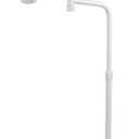 IDEE Tablet Floor Stand with 10lb Heavy Duty Base, 360 Degree Adjustable Tall Holder for Bed Compatible up to 13inch Kindles, iPads, and Tablets, White