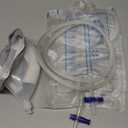 External Catheter for Women, Wearable Silicone Female Urinal for Bedridden with High-Elasticity Waist Belt, Reusable Portable Womens Urinal with 2 Pee Bags, Urine Bags for Women