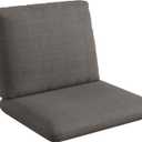 Codi Patio Chair Cushions 22x22x3.5 Inch - Deep Seat Replacement Cushion Set, Waterproof Linen Fabric, Fade Resistant for Garden and Backyard, Grey