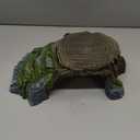 Extra Large Resin Reptile Hideouts Cave Habitat Decor for Reptiles, Amphibians, Fish Tanks and Gecko, Leopard