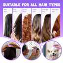 3 x Scalp Massager and Shampoo Shower Brush, Detangling Hair Brush, Scalp Care Hair Brush Wet & Dry detangler for Men and Womenfor Straight/Curly/Thick/Long/Wavy/Damaged Hair, Purple