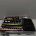 Funwee Train Set with Glowing Passenger Carriages for Under Christmas Tree,Electric Train Toy with Smoke,Light and Sound,Birthday Gifts Idea for 3 4 5 6 7+ Years Old Toddler Boys and Girls