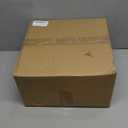 Extra Large Glass Salad Bowl Set, 4.8Qt Mixing Bowl with Acacia Wood Lid, Base and Salad Serving Utensils, Ribbed Serving Bowl Trifle Bowl, Practical Salad Bowls for Kitchen, Parties,Christmas