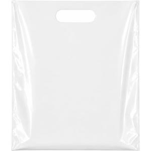 100 Count White Merchandise Bags 18" x 15"