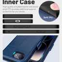 OCASE Compatible with iPhone 17e Case/iPhone 16e Wallet Case, PU Leather Flip Folio with Card Holders RFID Blocking Kickstand [Shockproof TPU Inner Shell] Phone Cover 6.1 Inch 2025, Blue