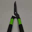 GARDEN GURU Hedge Shears Clippers for Trimming & Shaping Borders, Boxwood, Decorative Shrubs, Bushes, Grass  15 inch High Carbon Steel Gardening Hedge Clippers & Shears with Comfort Grip Handles