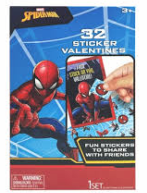MARVEL Spider-Man Sticker Valentine Cards
2 Pack