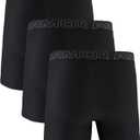 Under Armour Men's Performance Tech Mesh Boxerjock Brief Underwear, 6" Inseam, All-Day Comfort & Ultra-Soft, 3-Pack (XXL)