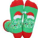 Oniselen Christmas Novelty Socks Colorful Fun Cute Sock Santas Xmas Gifts Stocking Stuffer Within Gift Box