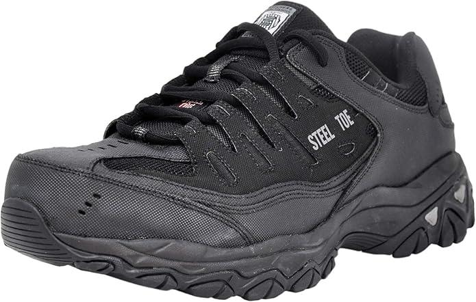 Skechers Men's Cankton Steel Toe Electrical Hazard Construction Shoes 12