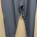 Men's Elastic Waist Hiking Pants Water Resistant Quick-Dry Lightweight Outdoor Sweatpants with Zipper Pockets (Blue, XL)