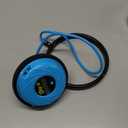 Just Play Skip It Retro Outdoor Toy, Light Up Ball and Digital Counter, Blue, Soft Foam Padded Ankle Ring, 31-inch Long, Screen Free Play, Toys for Kids Ages 5 Up (Teal)