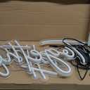 Divatla Better Together Warm White Neon Sign Wall Sign for Wedding Decorations, 16''*9'' & 23''*9'' Backdrop, Bedroom Wall Decor LED Tube Sign Large Enough for Decoration, 24Wx10L+17Wx9L