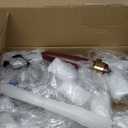 5-Light Gold Chandeliers, Mid Century Modern Globe Chandelier Rustic Wood Sputnik Ceiling Light Fixture Vintage Brushed Brass Chandelier Semi Flush Mount Ceiling Light Kitchen Island