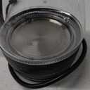 OVENTE Electric Kettle, 1.5L Borosilicate Glass Countertop Water Heater and Boiler for Coffee or Tea, BPA-Free, Auto Shut-Off, Boil-Dry Protection, Removable and Washable Spout Filter, Black KG83B