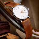 Ritche Leather Watch Strap with Quick Release Pins, 18mm Replacement Watch Band for Men and Women, Fits Smartwatches & Traditional Watches