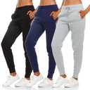 Sweatpants Women, Comfortable Womens Sweatpants, Fleece Womens Joggers (Blue M)