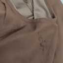 Verdusa Women's Formal Wedding Guest Dress Halter Flowy Chiffon Asymmetrical Long Summer Dress Brown Small