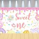 Pastel Balloons Different Sizes 18 10 5 Inch, Macaron Rainbow Latex Balloon Arch Kit for Baby Girl 1st Birthday - Including Balloon Boxes, Backdrop, High Chair Banner, Crown, and Photo Banner (Colorful)