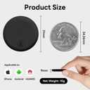 GPS Tracker for Pets, Keys, Luggage & Valuables No SIM Card, No Subscription Bluetooth Location Finder Compatible with iOS, Android & HarmonyOS | Mini Keychain Tag