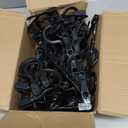 24 Pack Hangers Space Saving Magic Space Saver Storage Smart Plastic Clothes Hanger Organizer Closet Organizers and Storage for Closet Wardrobe Apartment College Dorm Room Essentials, Black