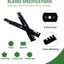 942-04290-X 742-04290-X Lawn Mower Blades Gator Mulching Blades for Cub Cadet 46 Inch Deck Replacement for Craftsman Troy Bilt MTD XT1 LT46 LTX 1045 1046 XT2 LX46 ZT1 2Pack